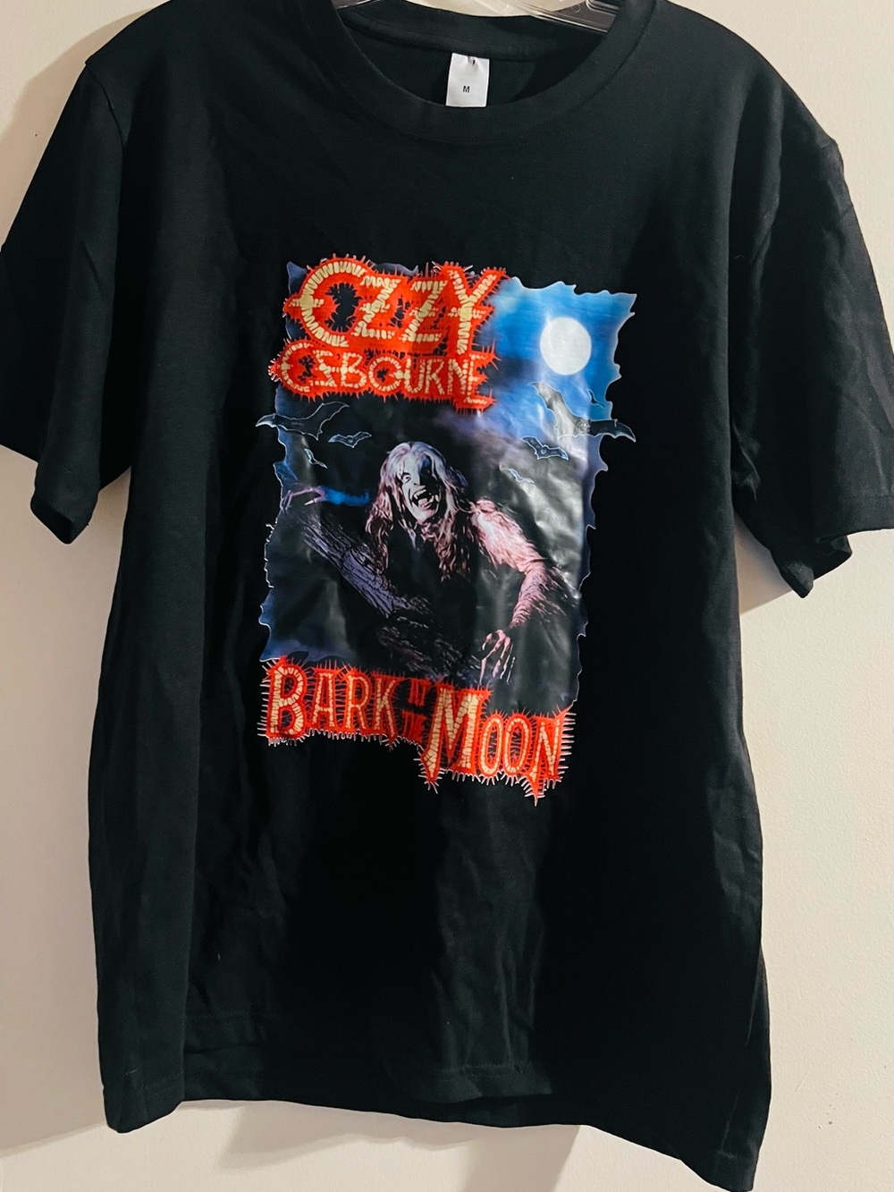 Ozzy Osbourne Bark at the Moon Graphic T-Shirt - Black size M